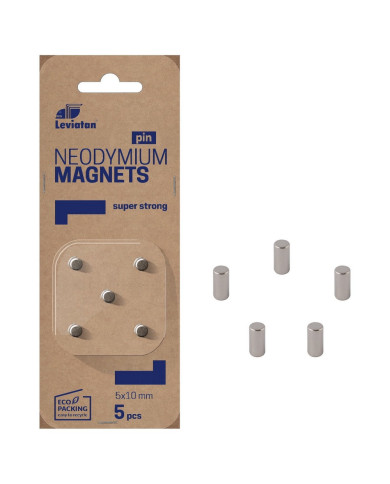 MAGNESY NEODYMOWE LEVIATAN PIN 5szt