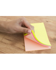 NOTES SAMOPRZYLEPNY D.RECT 98x150mm 100K NEON W LINIE