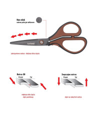 NOŻYCZKI SMART 3D175T NON-STICK 175mm