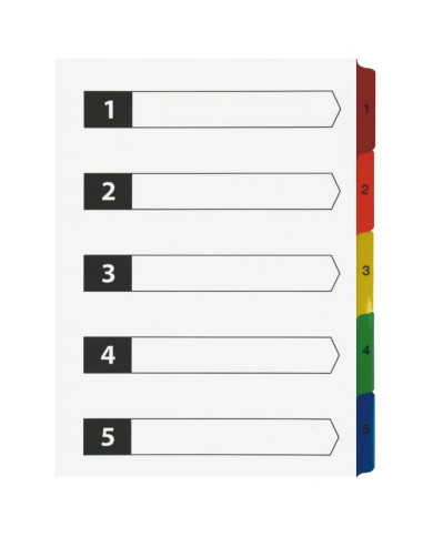 PRZEKŁADKI D.RECT LAMINOWANE 1-5 PL5