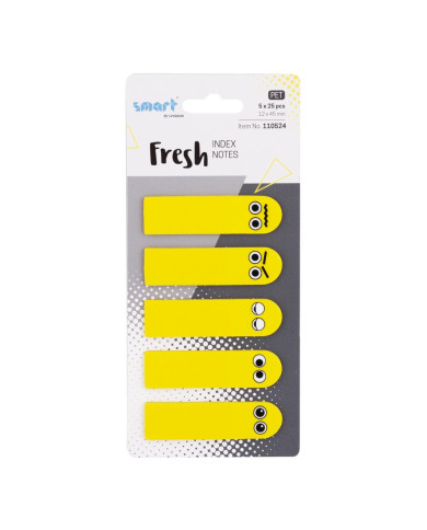 ZAKŁADKI INDEKSUJĄCE SMART PET FRESH 12x45mm 5x25szt BUŹKI