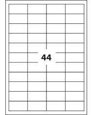 ETYKIETA SAMOPRZYLEPNA D.RECT A4 44szt 48.5x25.4 100ark